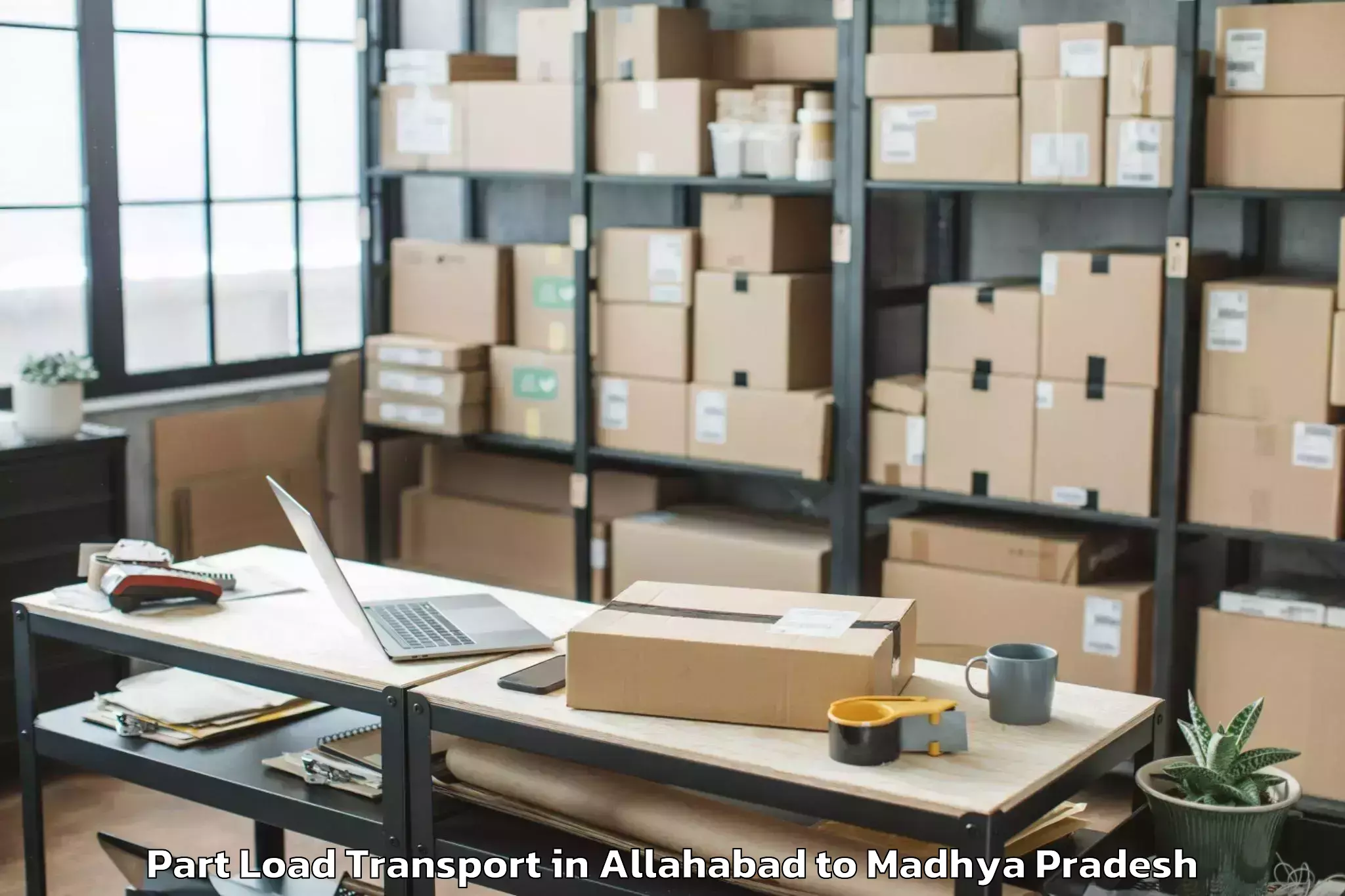 Discover Allahabad to Dabra Part Load Transport